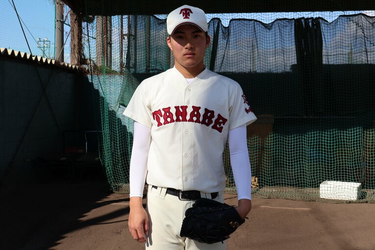 エース右腕の寺西邦右。マウンド度胸は一級品だという　©Fumi Sawai