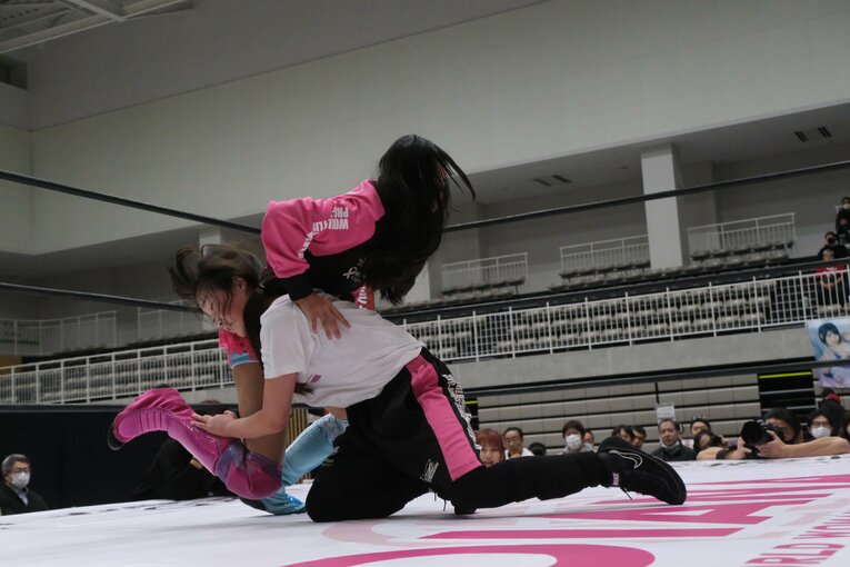 ディアナの“小学生レスラー”NENE　©Norihiro Hashimoto