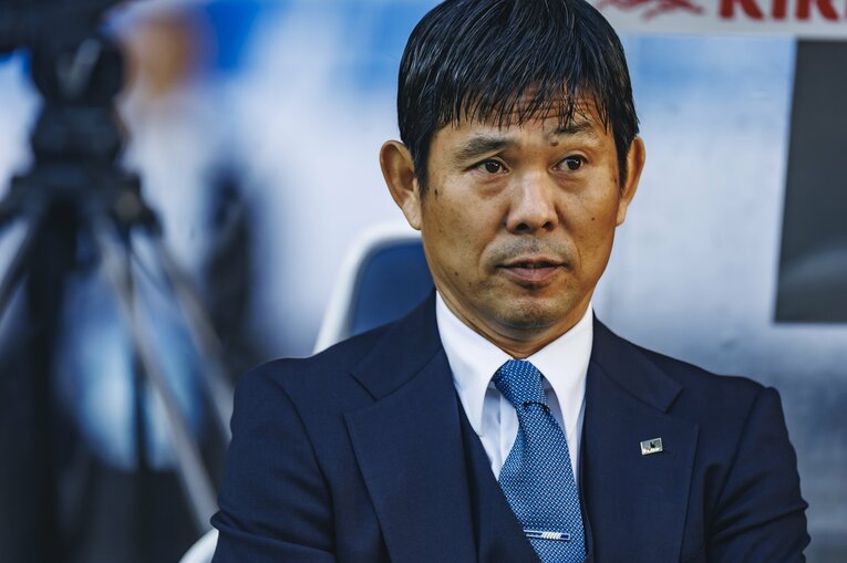 「史上最強」の呼び声も高い日本代表を率いる森保一監督　©Kiichi Matsumoto