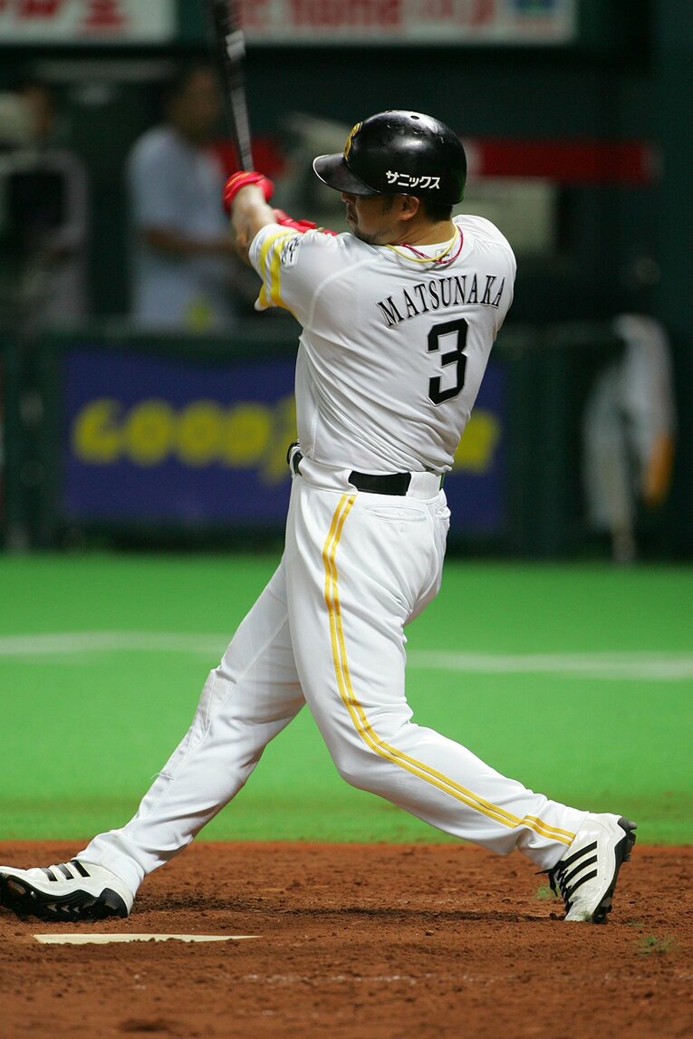 2005年の松中信彦　©Sports Graphic Number