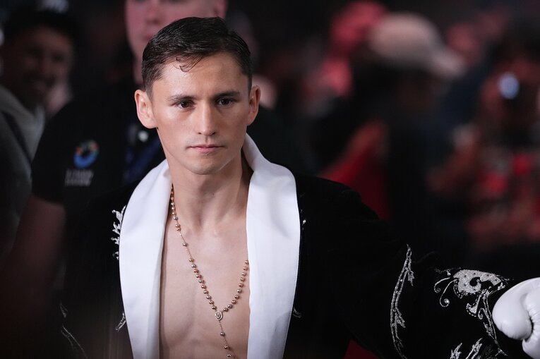 試合前のピカソ。自信に満ちた表情でモンスターに挑んだが…　©Naoki Fukuda