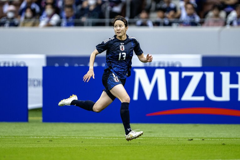 【北川ひかる＆長谷川唯の美しいプレー集】2024年韓国戦　©Takuya Sugiyama