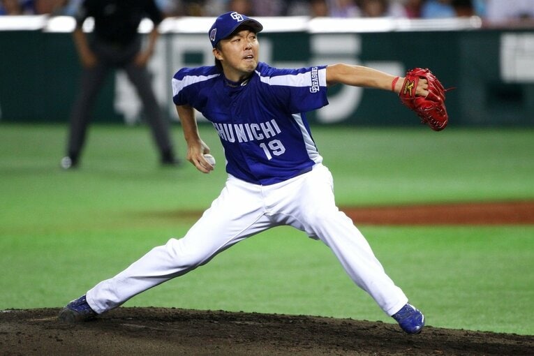 中日時代の吉見　©Sports Graphic Number