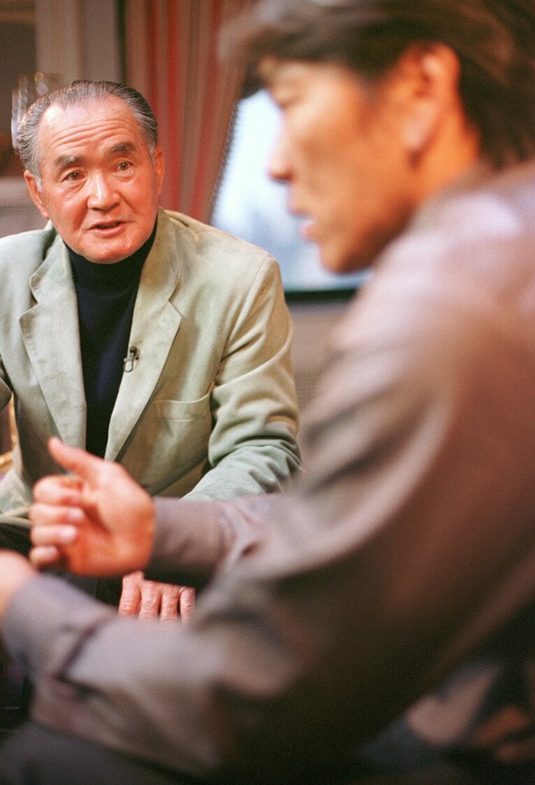 2003年の対談　©Naoya Sanuki