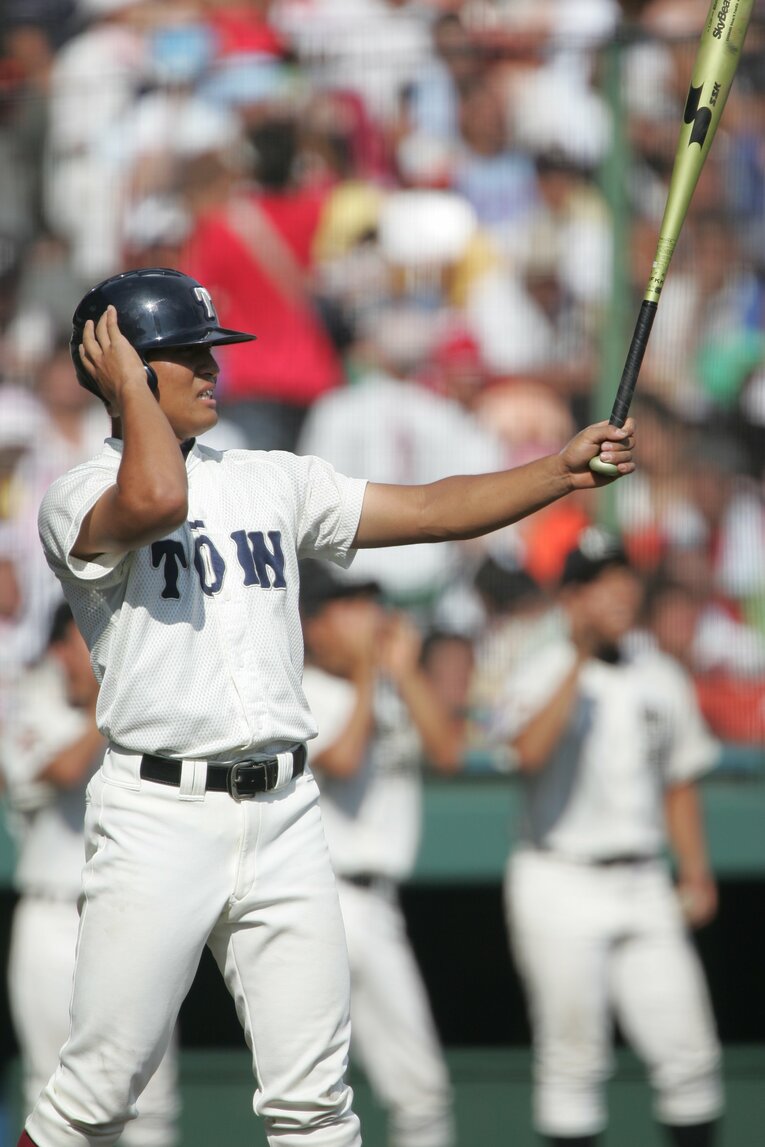 大阪桐蔭時代の平田良介　©BUNGEISHUNJU