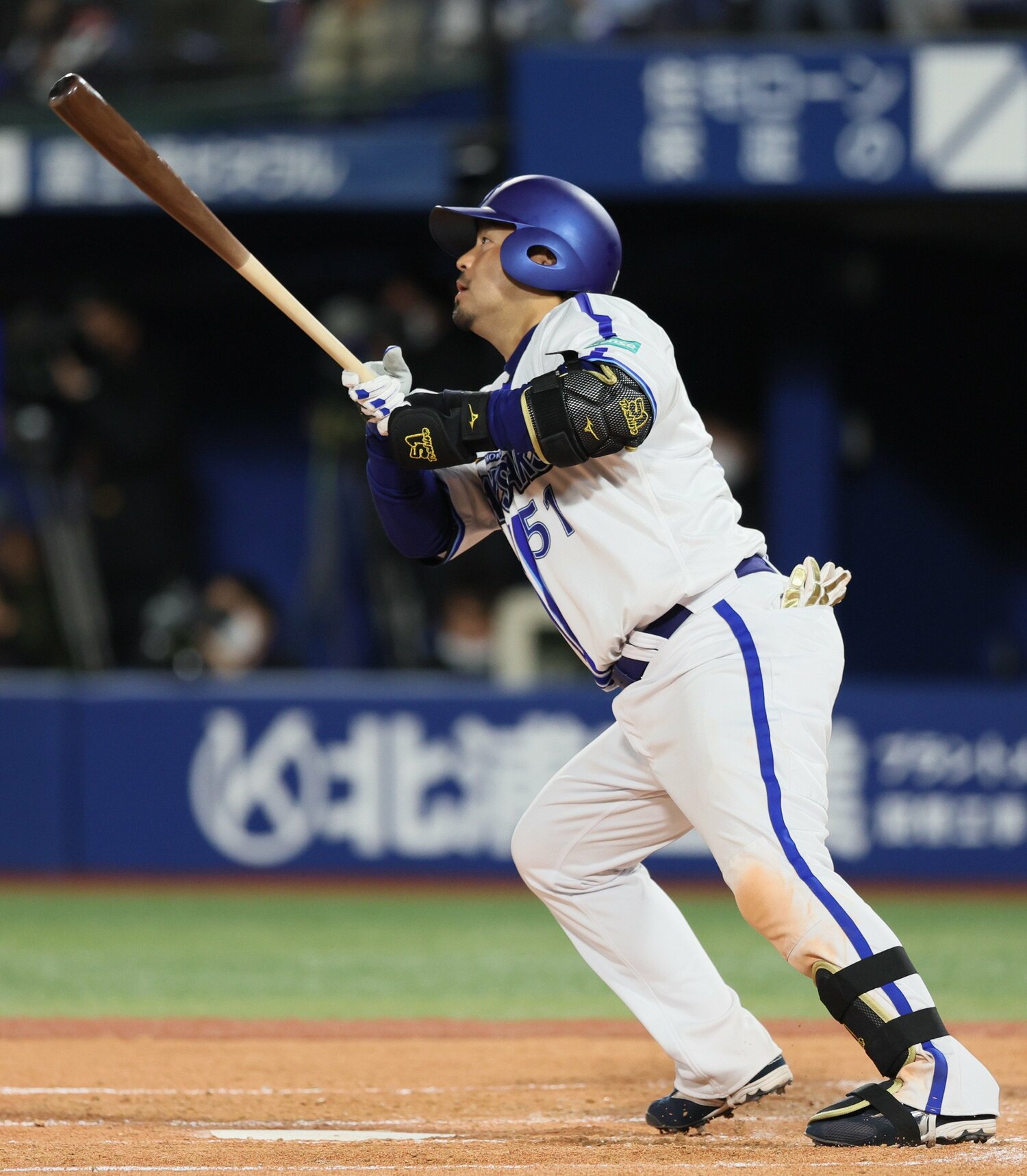 宮﨑の「打率4割台」はどこまで続くか? ©JIJI PRESS