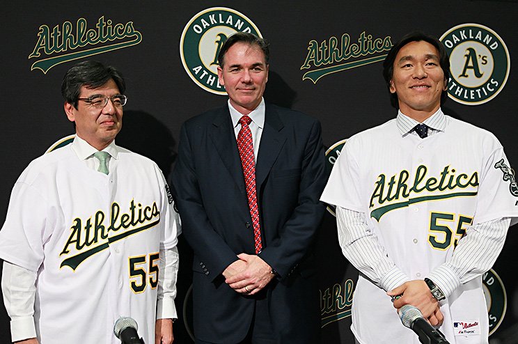 ビリー・ビーンGMは松井秀喜を獲得した過去も©Getty Images