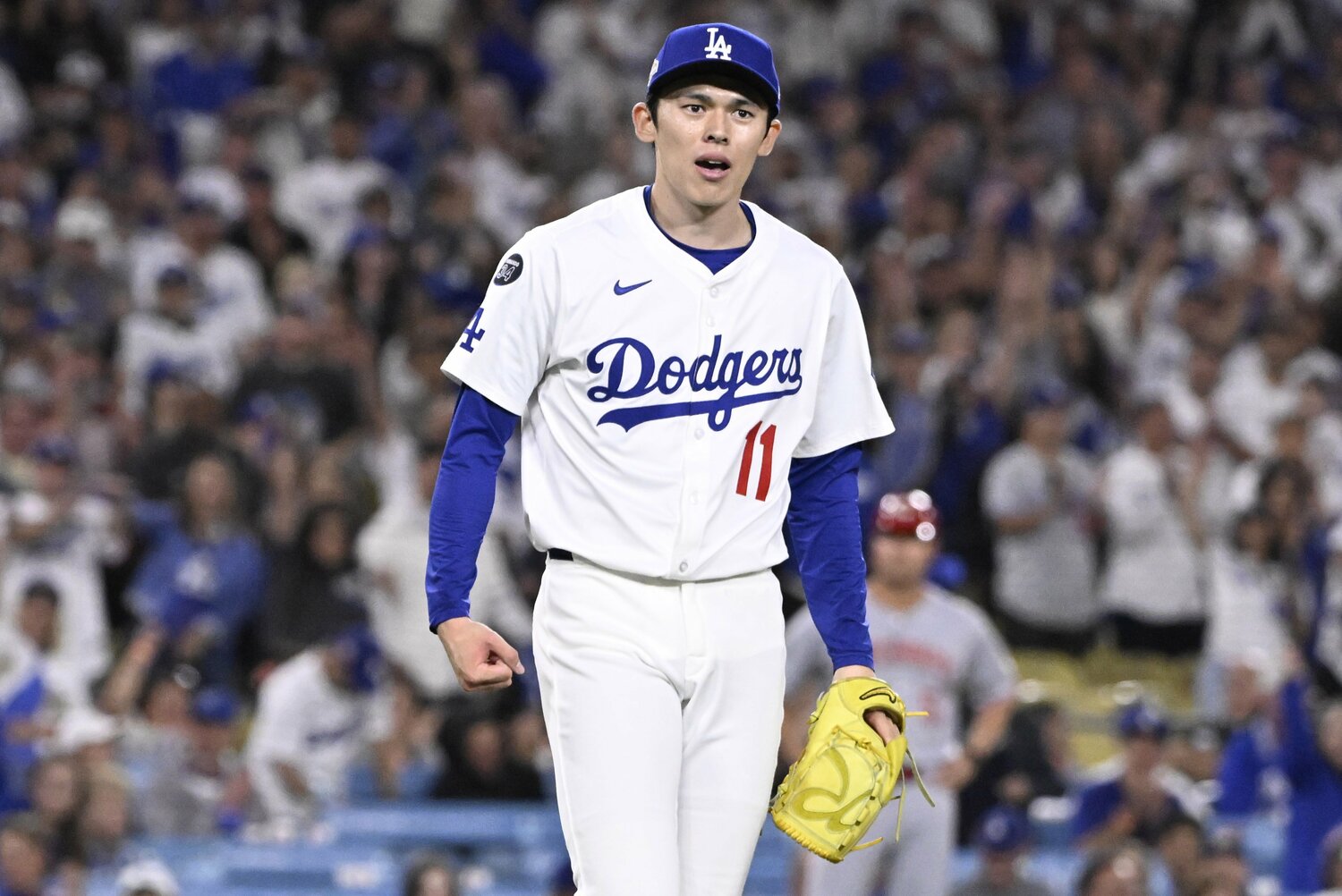 今後のポストシーズン、佐々木の起用法は…? ©Getty Images