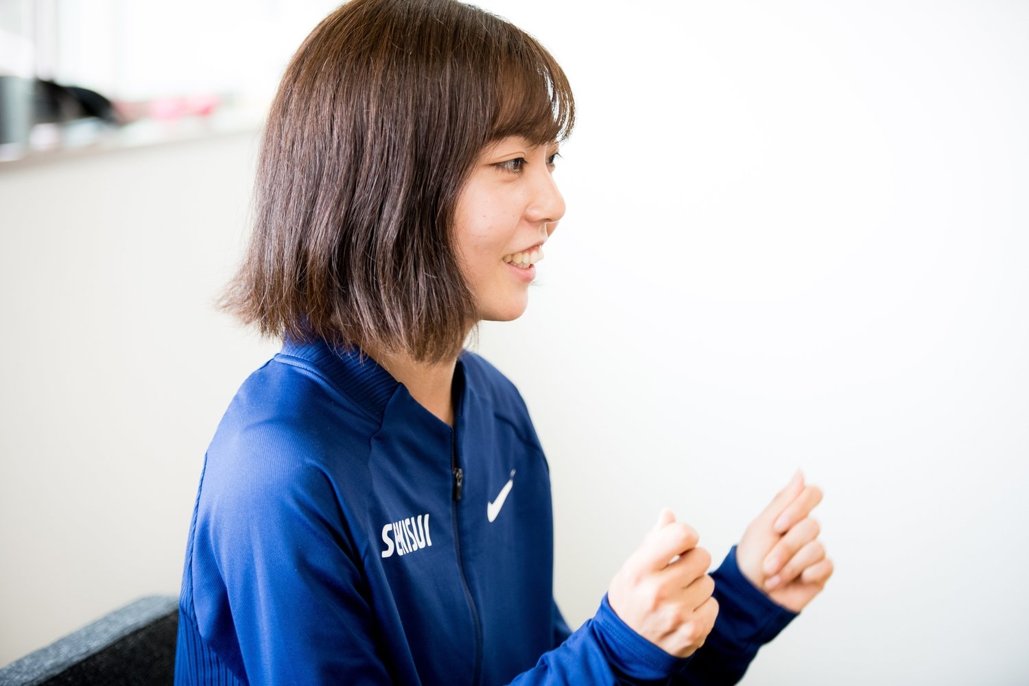 話しぶりからも「大の川崎フロンターレ好き」であることが伝わってくる　©Asami Enomoto