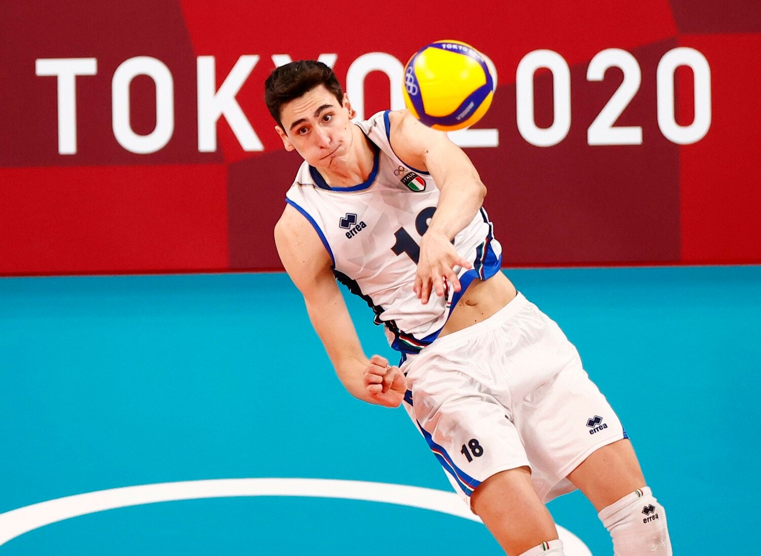 19歳とは思えない存在感を放ったイタリア代表アレサンドロ・ミケレット　©︎REUTERS/AFLO