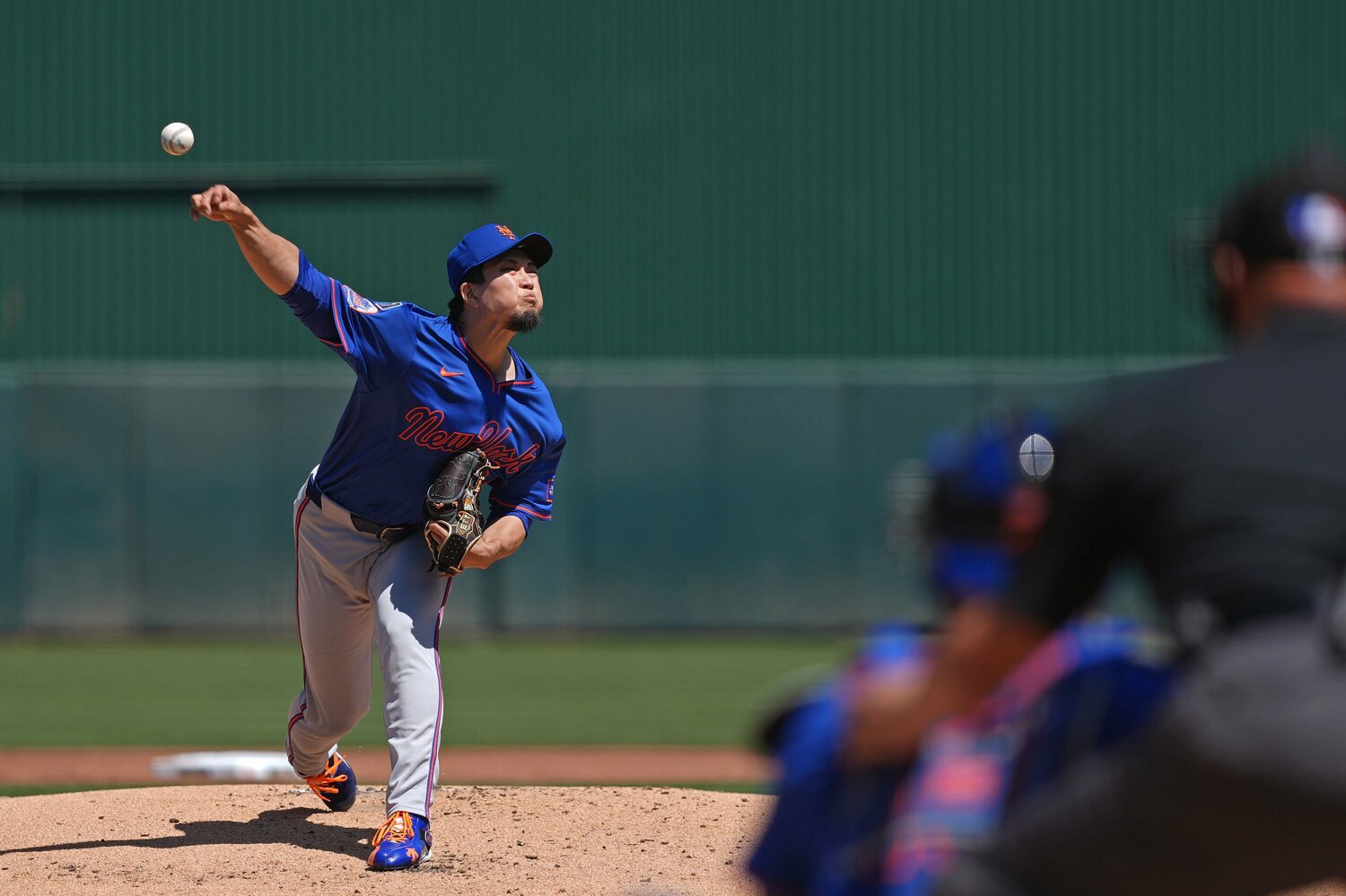 千賀は今季序盤戦、好投が続いている　©Getty Images