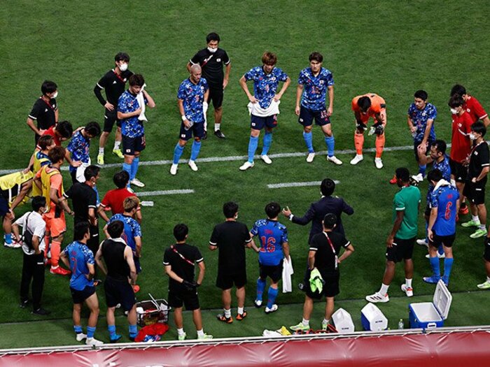 吉田麻也「まだ倒れるわけには…」スペイン戦のダメージは否めない それでも「メダリストで終わる」東京五輪世代の集大成を<Number Web> photograph by Yukihito Taguchi-USA TODAY Sports/JIJI PRESS
