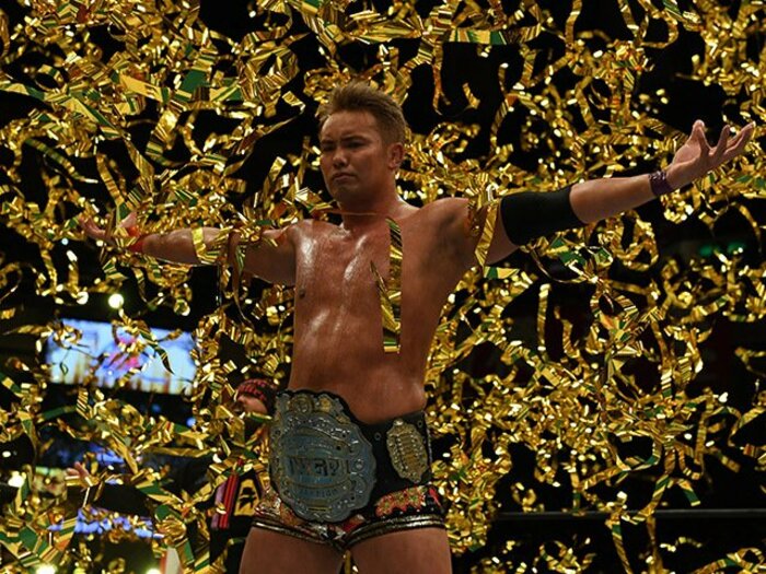 オカダ・カズチカ「ひらめき」の勝利。1.4東京ドームは、オメガとの心理戦へ。＜Number Web＞ photograph by Essei Hara