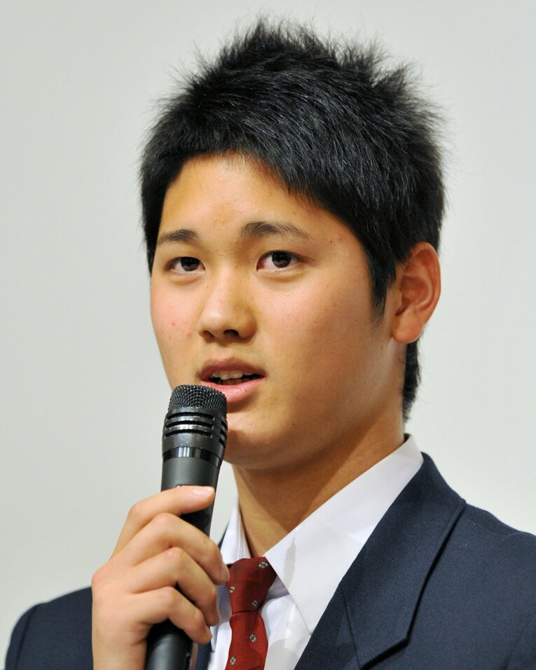 高校時代の大谷翔平　©JIJI PRESS