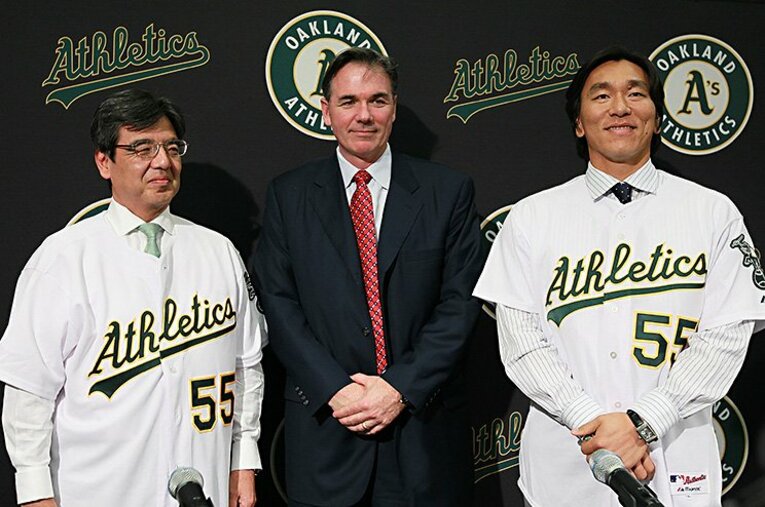 ビリー・ビーンGMは松井秀喜を獲得した過去も©Getty Images