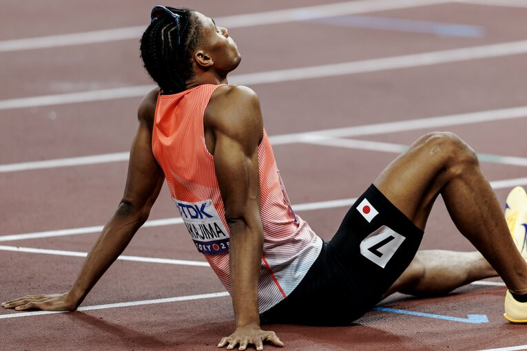 【東京世界陸上】1991年の高野進以来、34年ぶりとなる世界選手権での決勝進出を決めた中島　©Kiichi Matsumoto