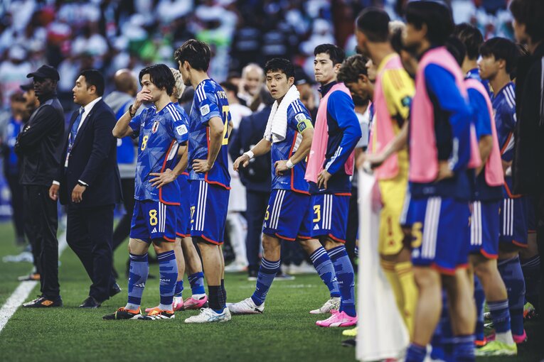 アジアカップ準々決勝でイランに敗れた日本の選手たち　©Kiichi Matsumoto