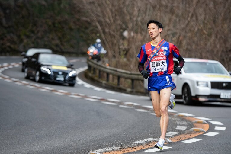 6区を走った濱野将基　©Nanae Suzuki