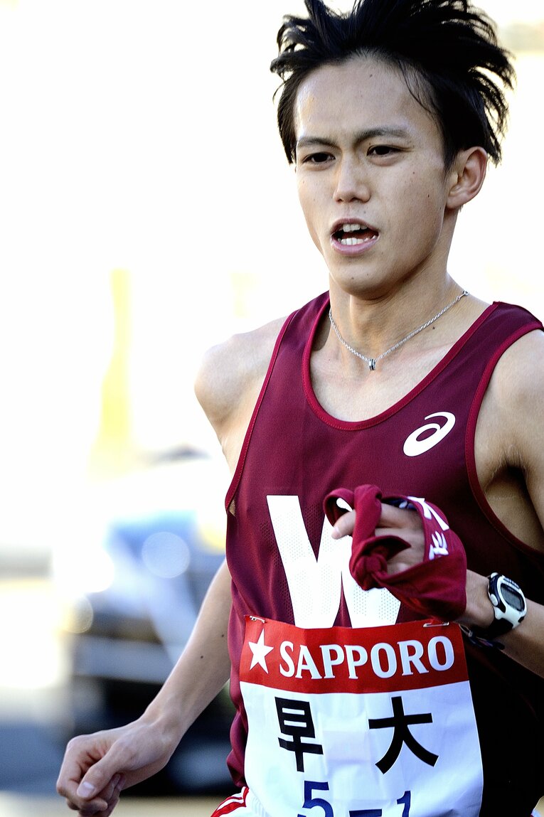 【箱根駅伝発掘写真】2014年第90回箱根駅伝1区を走った大迫傑　©︎Asami Enomoto