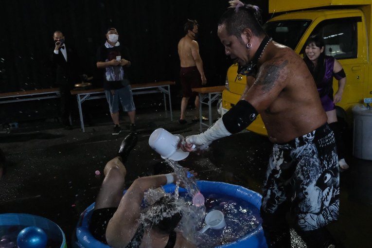8月1日に開催された666の納涼夏祭り興行