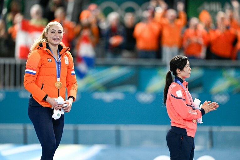 念願の金を獲得したレールダム　©Asami Enomoto/JMPA