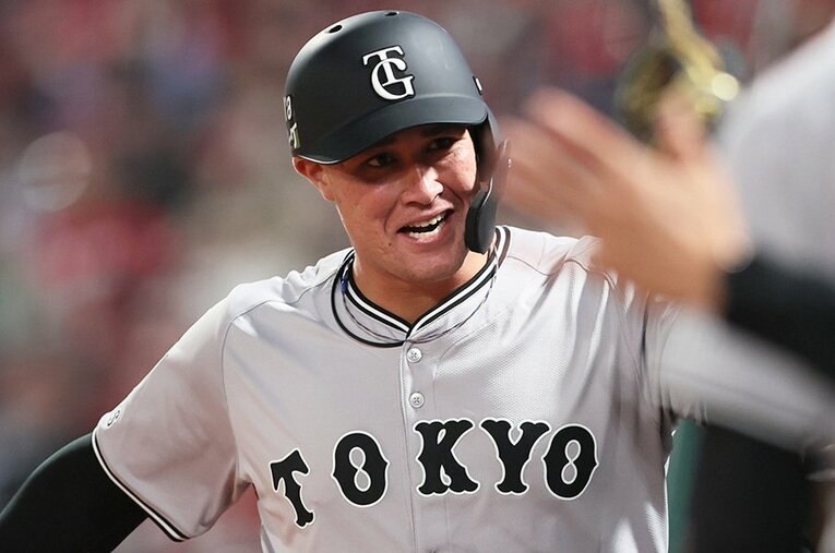 巨人に電撃トレード加入となったリチャード。ソフトバンク二軍時代の本塁打ペースはすさまじいものがある ／ photograph by Sankei Shimbun