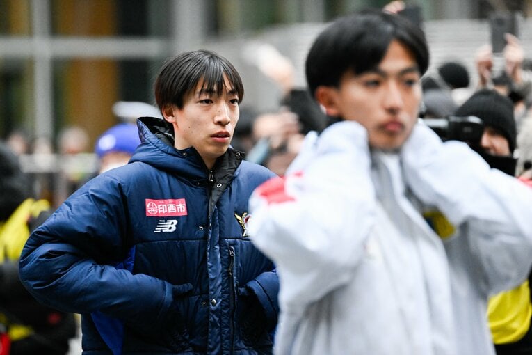 2024年の箱根路は1区を担当　©Nanae Suzuki