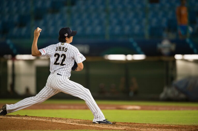 大野雄大（2015年プレミア12）©︎Nanae Suzuki