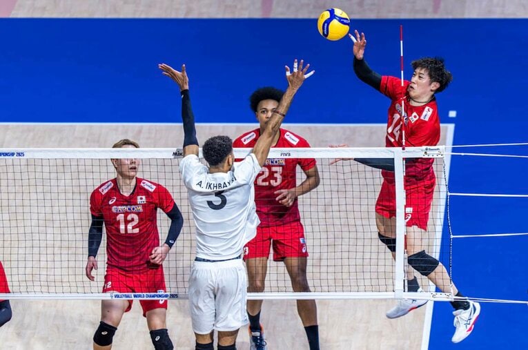 バレーボール世界選手権・リビア戦　©︎Volleyball World