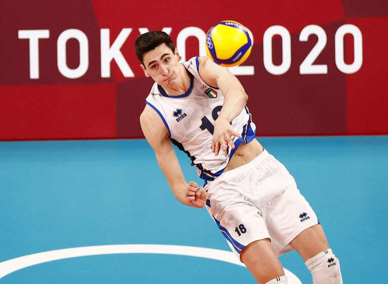 19歳とは思えない存在感を放ったイタリア代表アレサンドロ・ミケレット　©︎REUTERS/AFLO