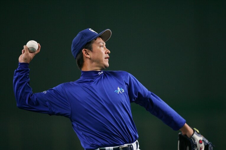 現役時代の立浪　©Sports Graphic Number