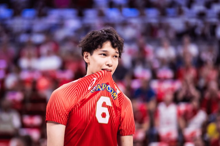 ネーションズリーグ準々決勝（vsスロベニア）©︎FIVB