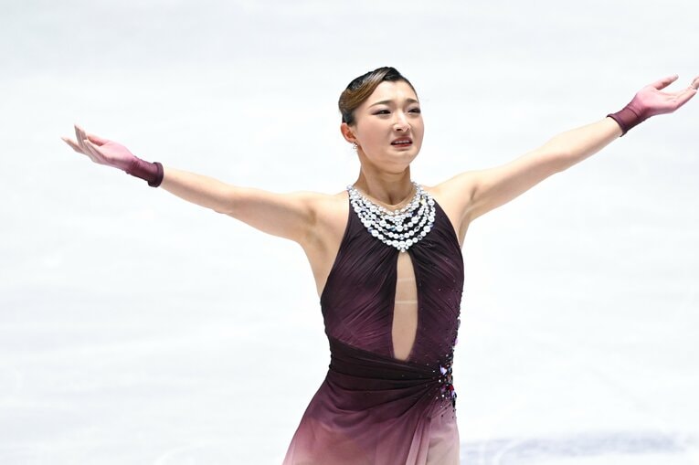 自身最後の全日本選手権で圧巻の演技を見せた坂本花織【スワイプするとそのほかの写真もご覧になれます】　©Asami Enomoto