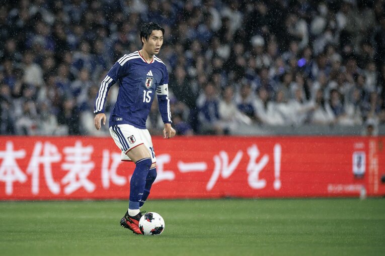 キリンカップ・ベネズエラ戦で活躍する鎌田　©Kiichi Matsumoto