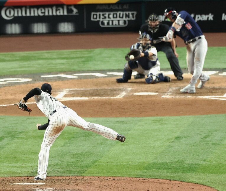 大谷vsトラウト　©JIJI PRESS