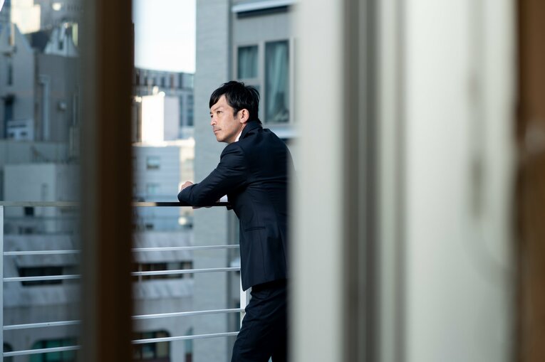 松田宣浩のインタビュー「後」カット　©Miki Fukano