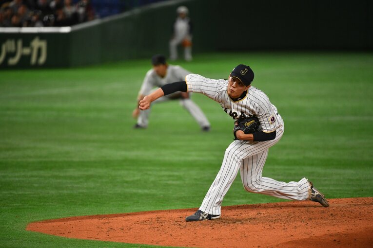WBCで登板した藤浪　(C)Hideki Sugiyama