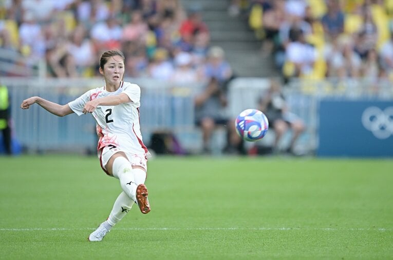 チームは離れたが、清水とともになでしこは戦うことになる　©Takuya Kaneko/JMPA