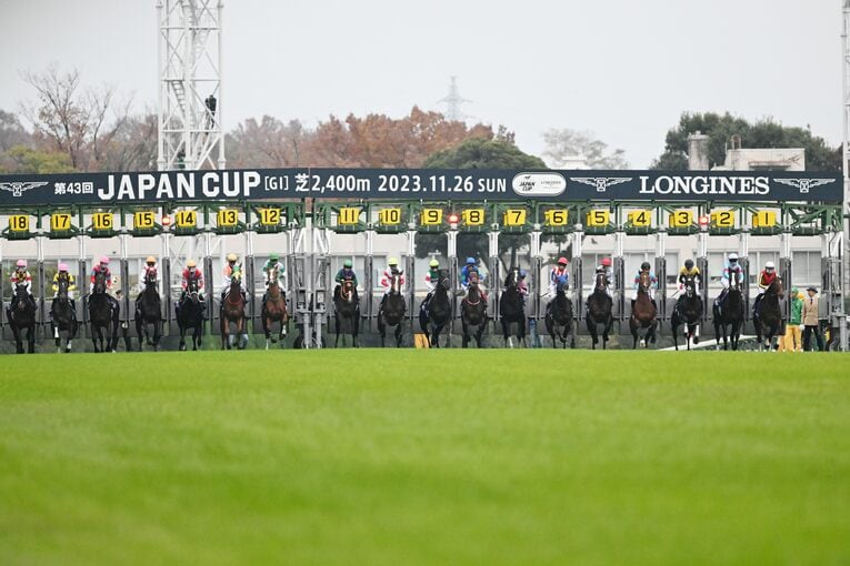ジャパンカップ、スタートの瞬間　©Keiji Ishikawa