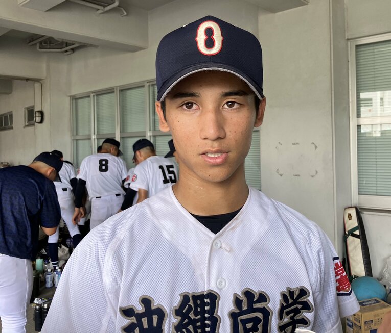 沖縄尚学の「右のエース」新垣有絃　©Takarin Matsunaga