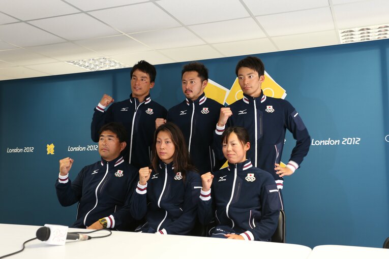 2012年ロンドン五輪 事前記者会見　©︎Takashi Shimizu