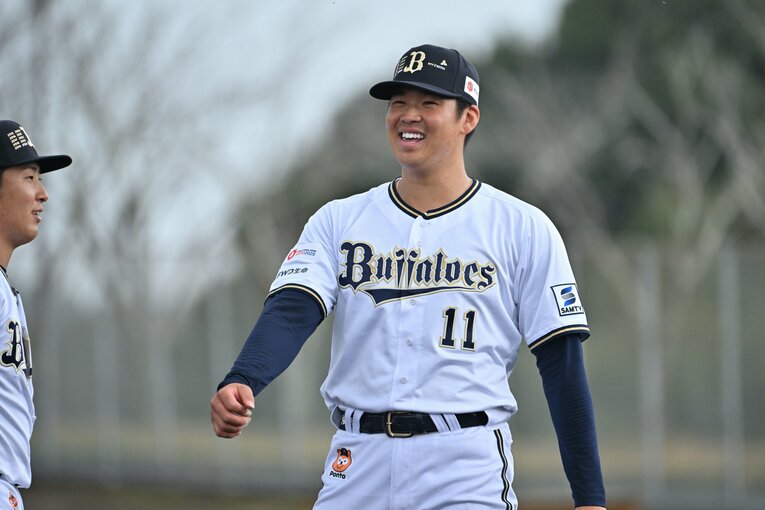 2024年春季キャンプで　©Hideki Sugiyama