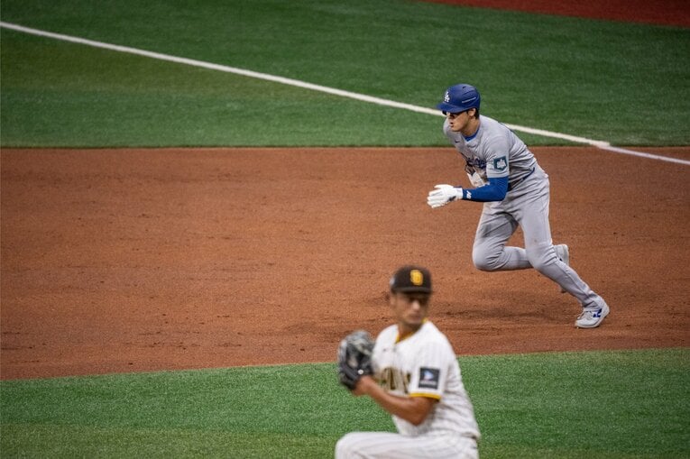 【翔平の英語でコミュニケーション】韓国開幕戦での表情　©Nanae Suzuki