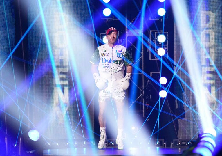 TJ・ドヘニーの入場シーン　©Naoki Fukuda