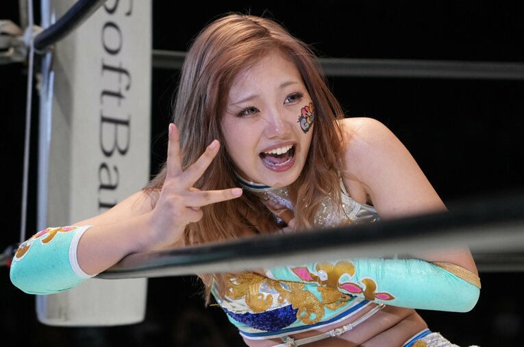 新ユニット『NEO GENESIS』のメンバーとして、フューチャー・オブ・スターダムのベルトを目指す天咲光由 ／ photograph by Essei Hara