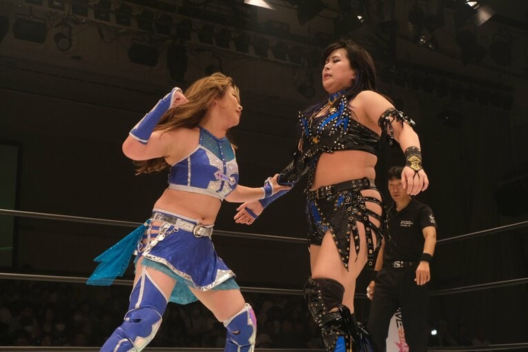 スターダムの大学生レスラー・妃南　©Norihiro Hashimoto