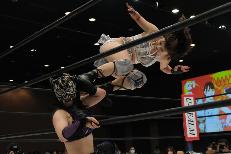 8月29日のスターライト・キッド戦　©Norihiro Hashimoto