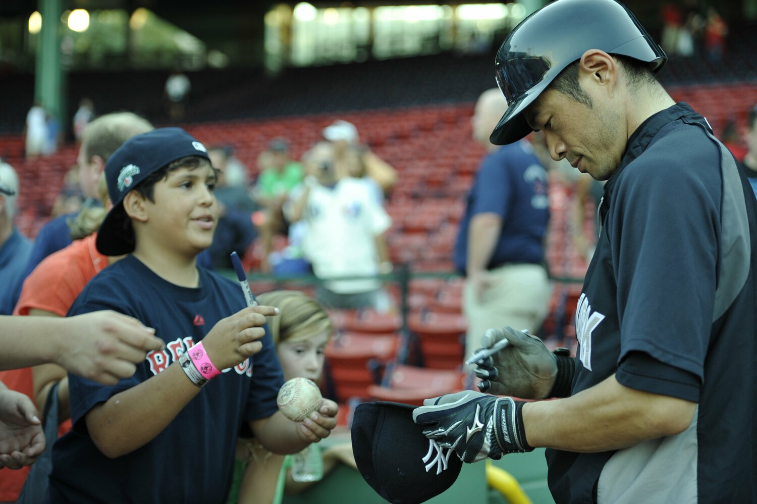 ニューヨークでもイチロー人気は別格だった　©Naoya Sanuki