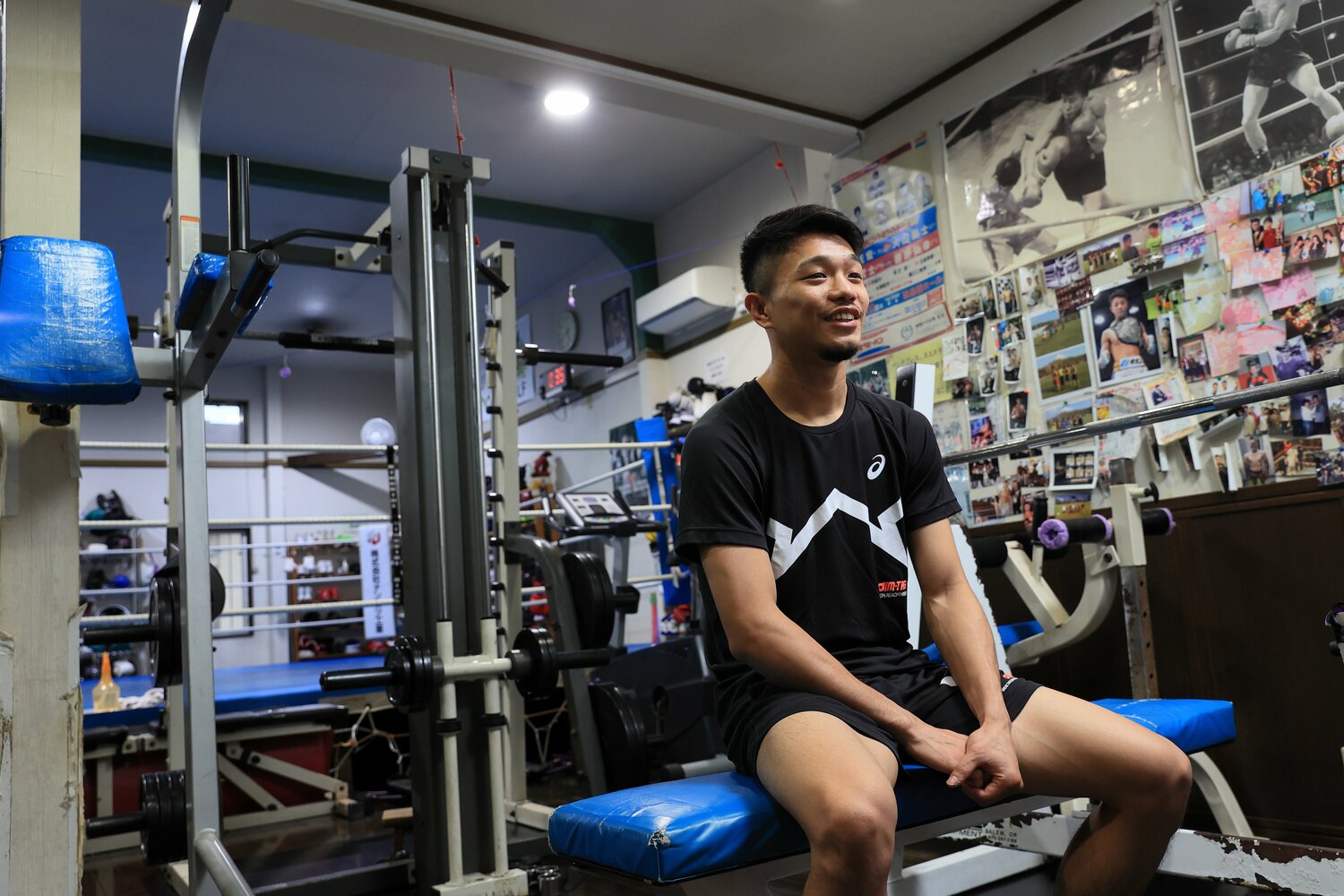 インタビューに応じる中谷潤人(2023年)©Shigeki Yamamoto