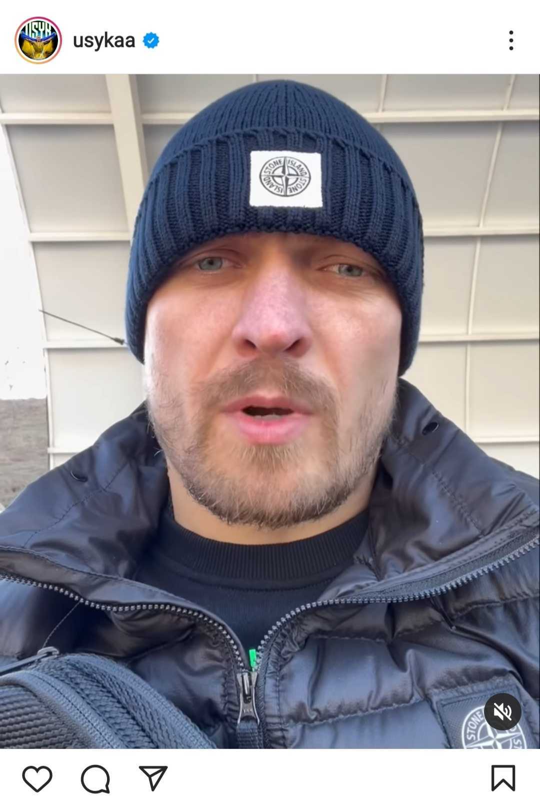 プーチン大統領に戦争をやめるよう訴えたオレクサンドル・ウシク ※本人Instagramより